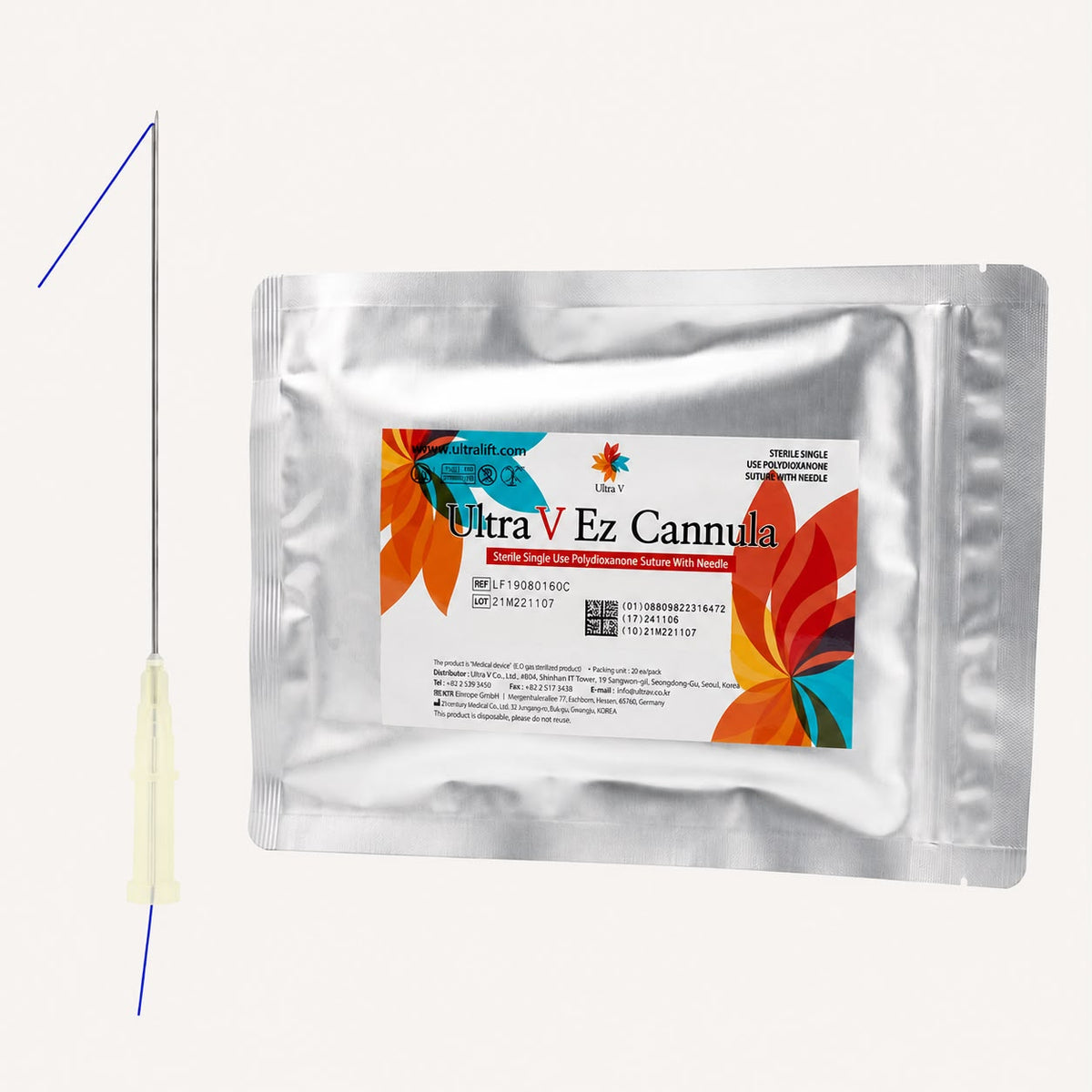 Ez Cannula 19G 80/160 mm Cog in VE a' 4 Stück