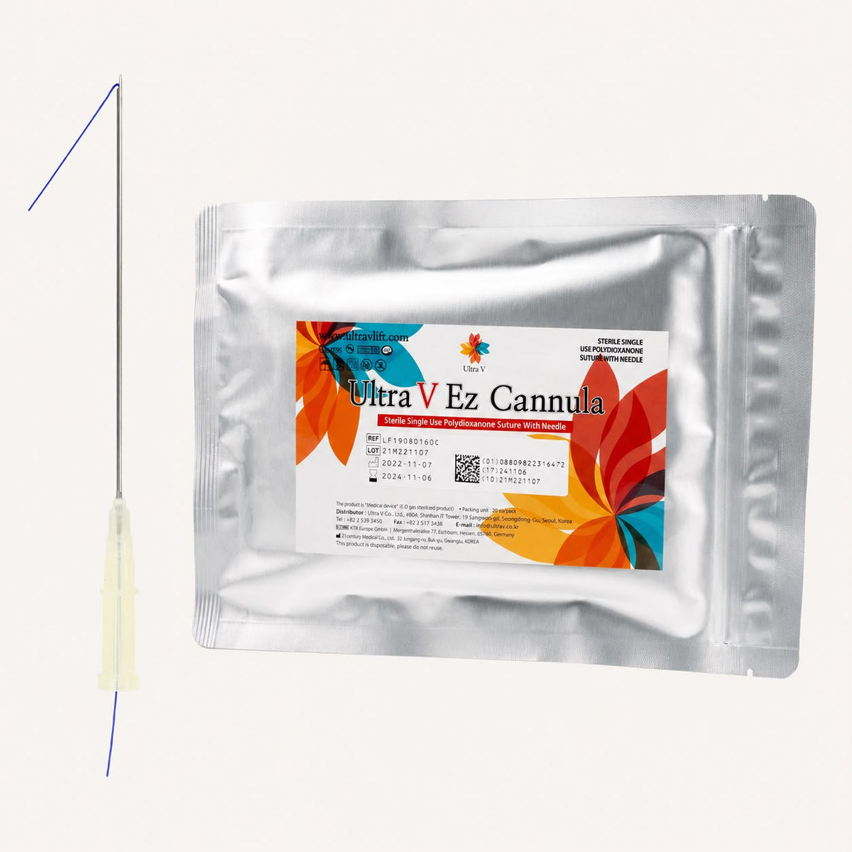Ez Cannula 19G 80/160 mm Cog in VE a' 4 Stück