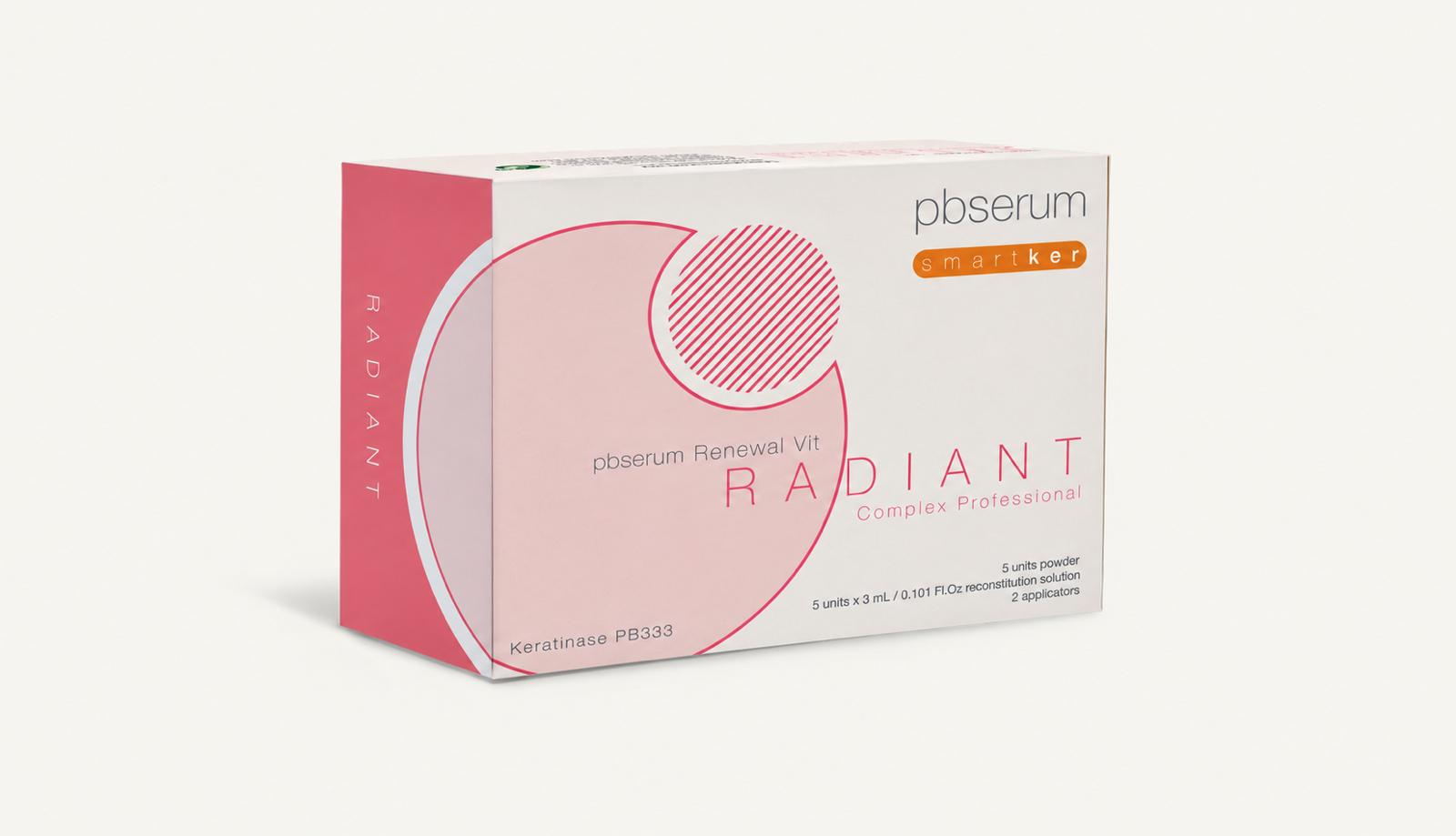 PBSerum RADIANT Smartker 5 vials + SMARTKER DAILY RADIANT