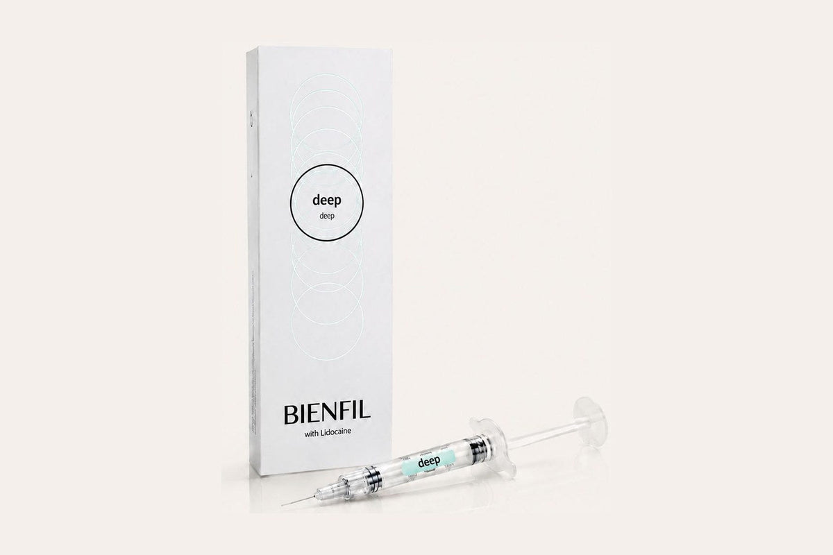 BIENFIL deep with Lidocaine, Verpackung mit Fertigspritze