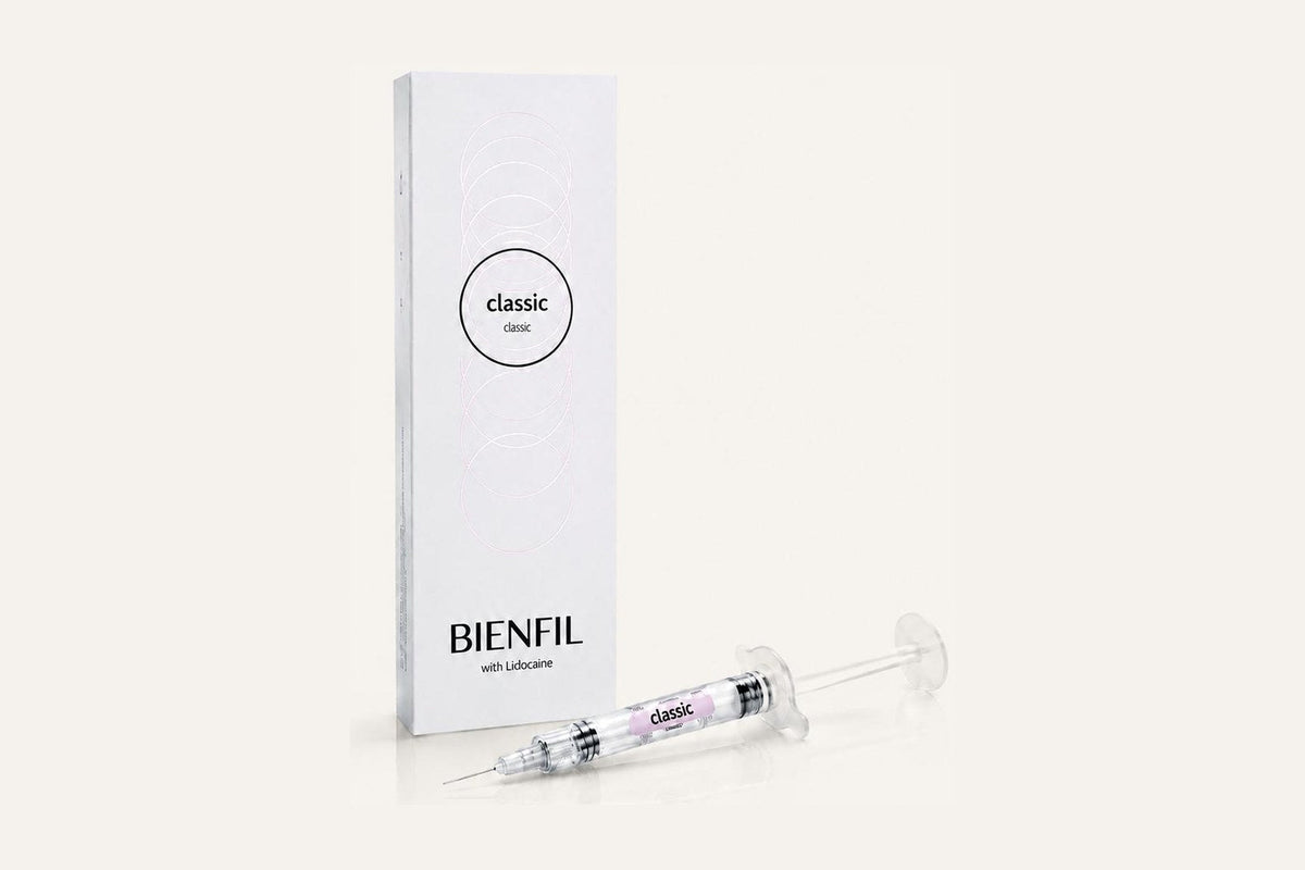 BIENFIL classic with Lidocaine, Verpackung mit Fertigspritze